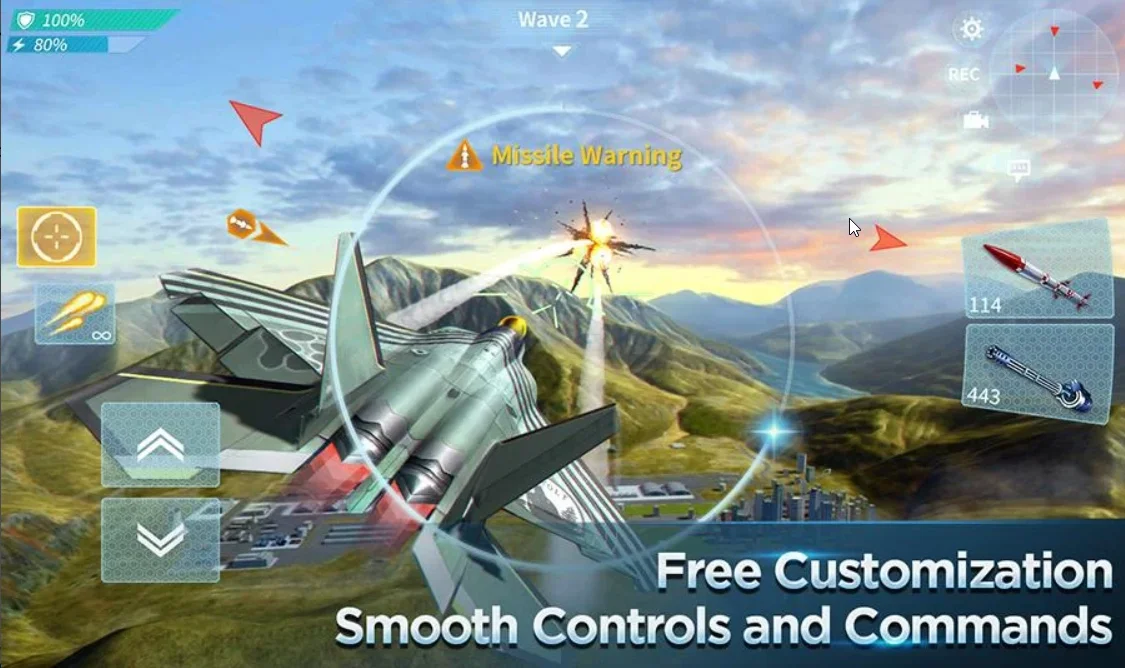 Modern Air combat gameplay