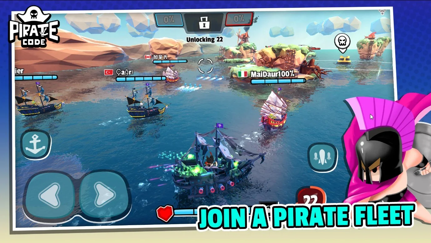gameplay image of pirate code