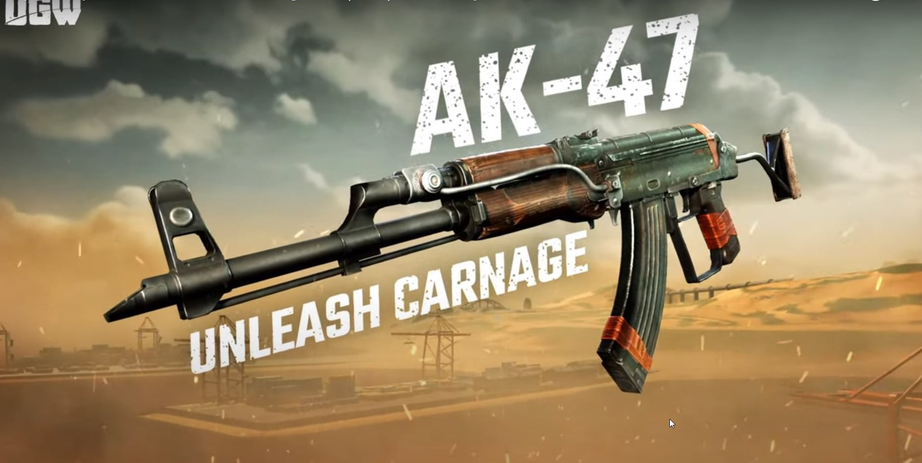 AK-47 rifle in underworld gang war