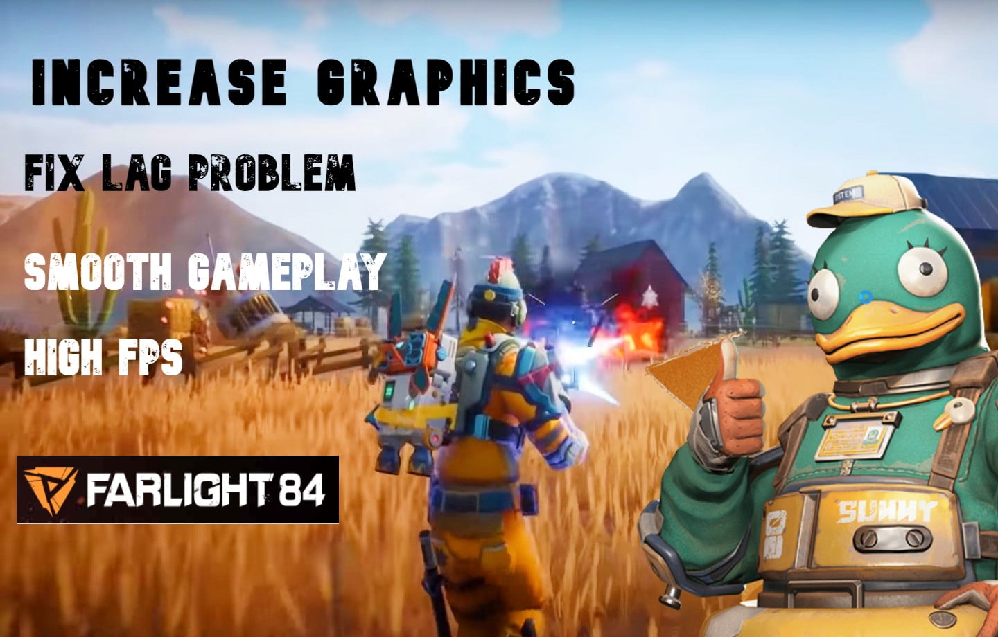 You are currently viewing How to increase graphics in farlight 84, Fix lag problem