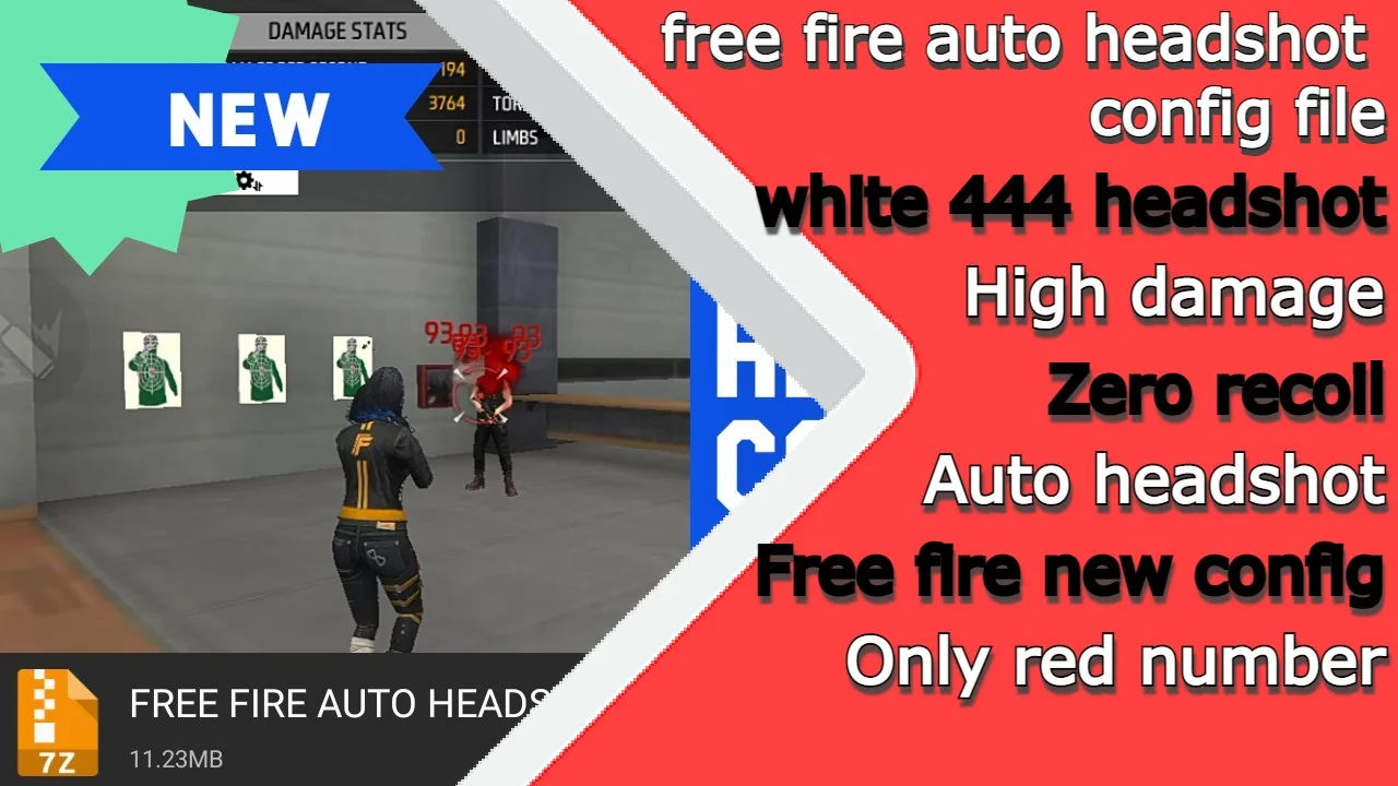 Read more about the article free fire auto headshot config file | white 444 headshot
