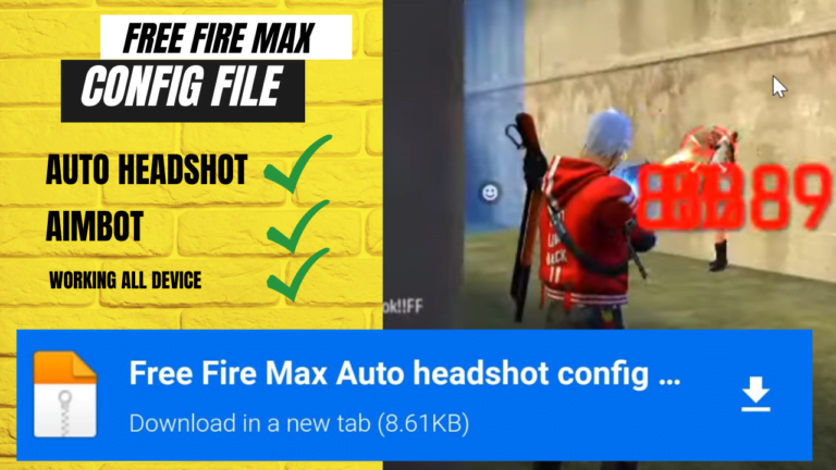 ff config file free fire max