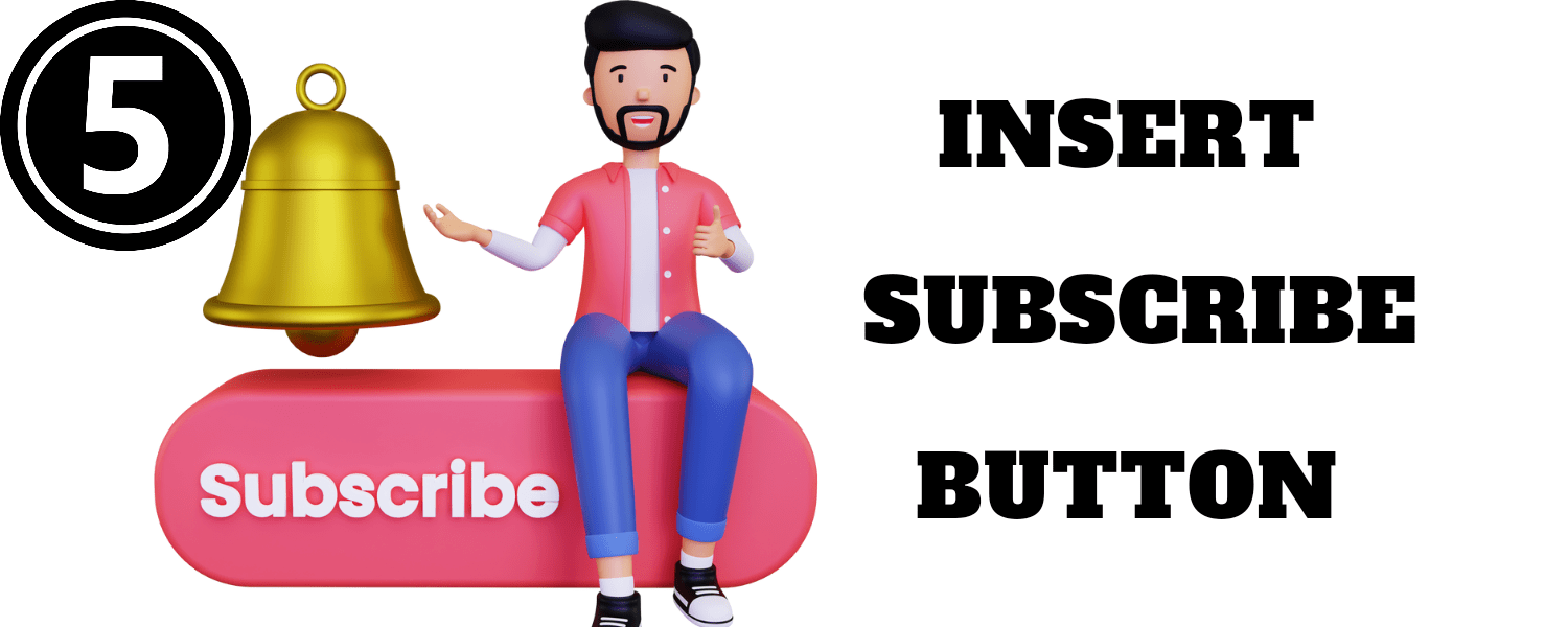 Trick to increase subscribers by inserting subscribe button in the article.